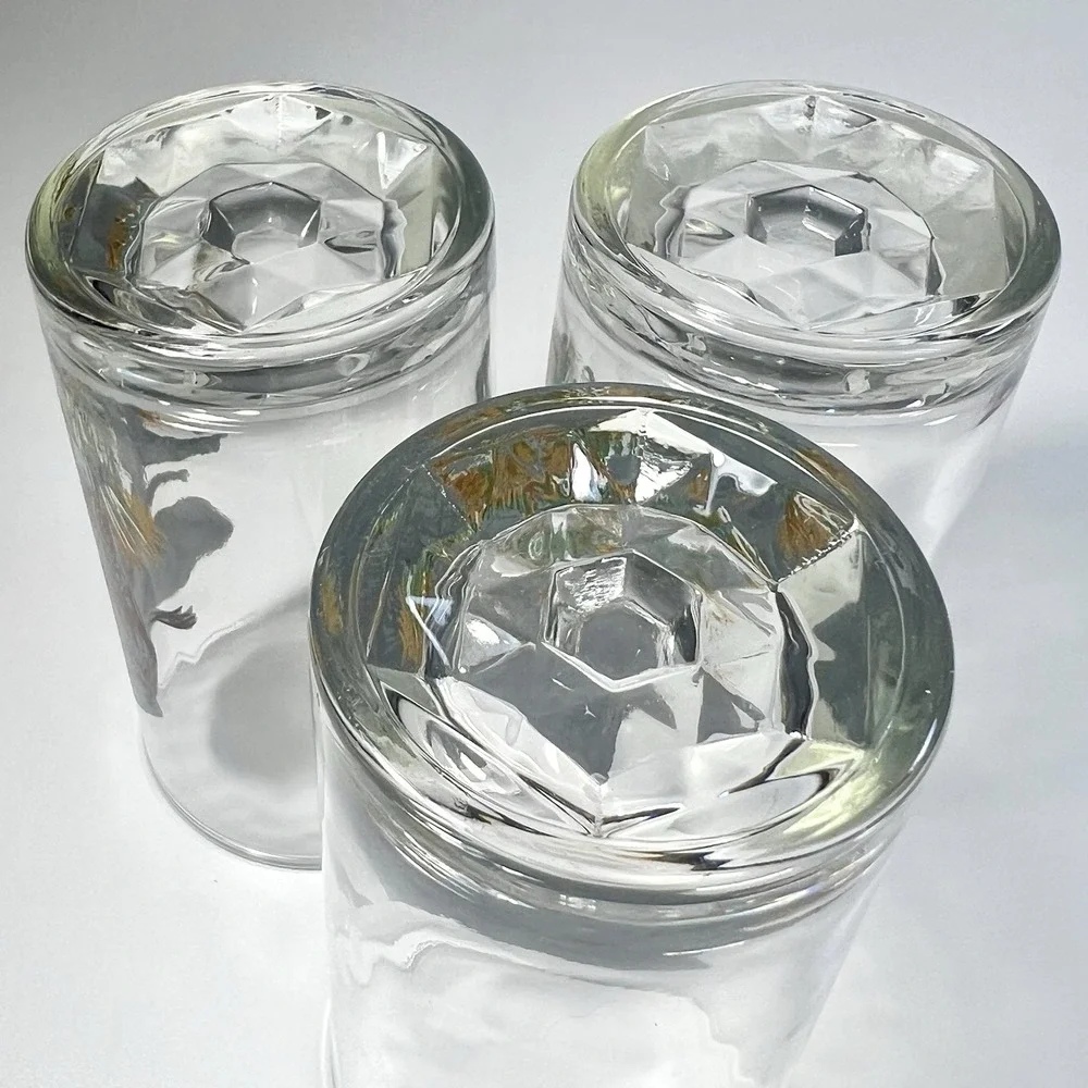 VTG Pasari Wildlife Safari Elephant with Baby Cocktail‎ Glasses Barware Set of 3